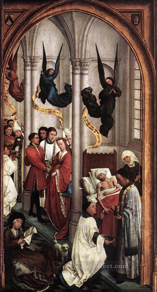 Siete Sacramentos derechista Rogier van der Weyden Pintura al óleo
